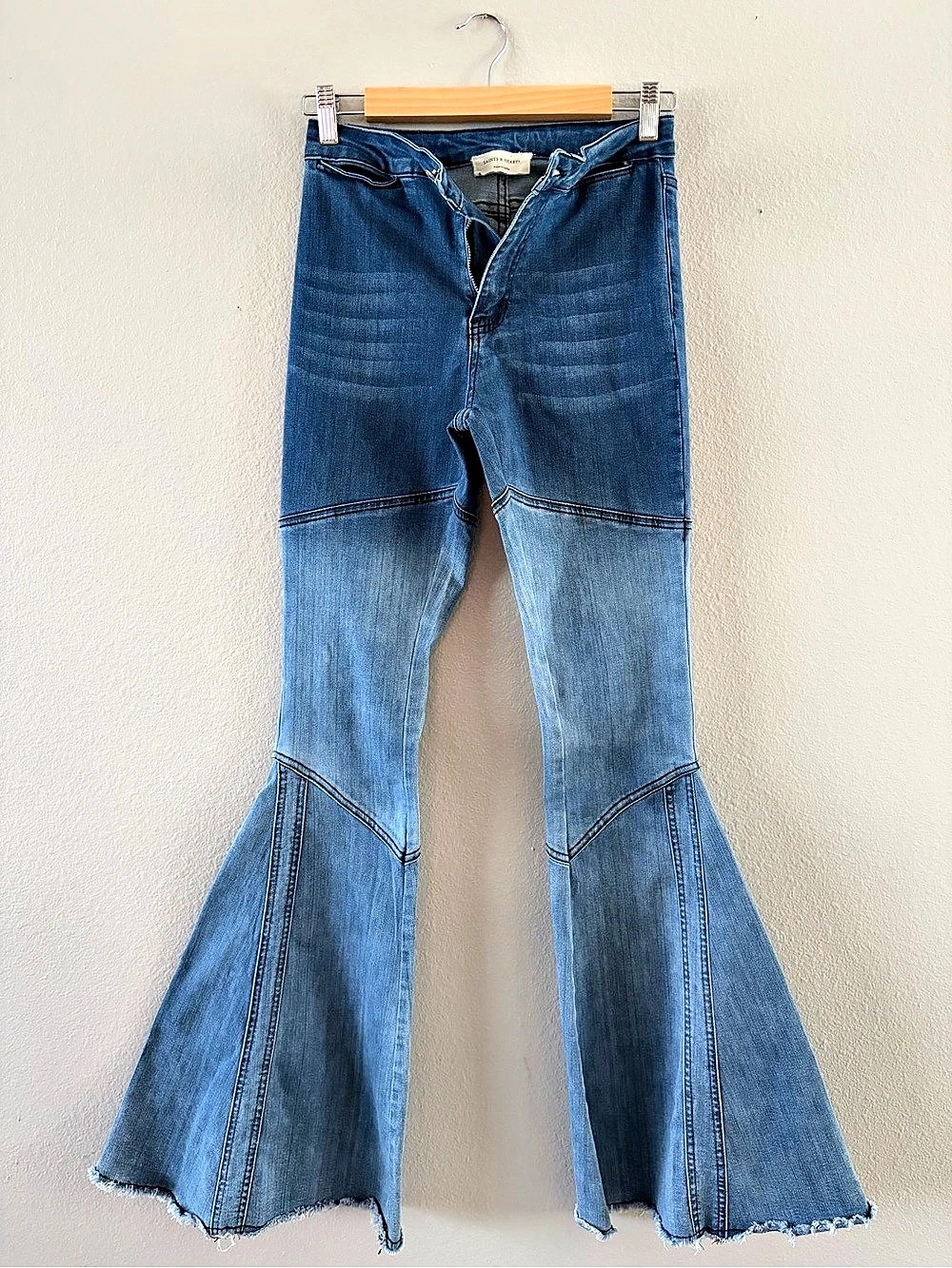 Saints & Hearts Blue Flare Jeans